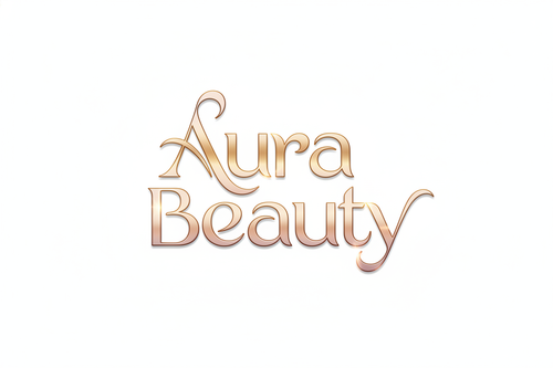 Aura beauty stylish letters with out image 